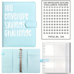 Savings Challenge Book 100 Envelopes Budget Planner with Cash Envelopes
