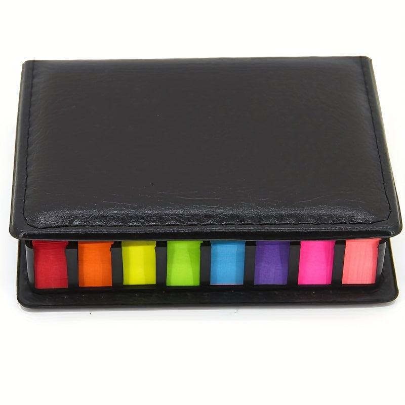 2000-Page Multicolor Sticky Note Set with Leather Box