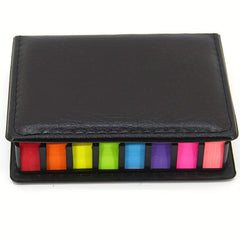 2000-Page Multicolor Sticky Note Set with Leather Box