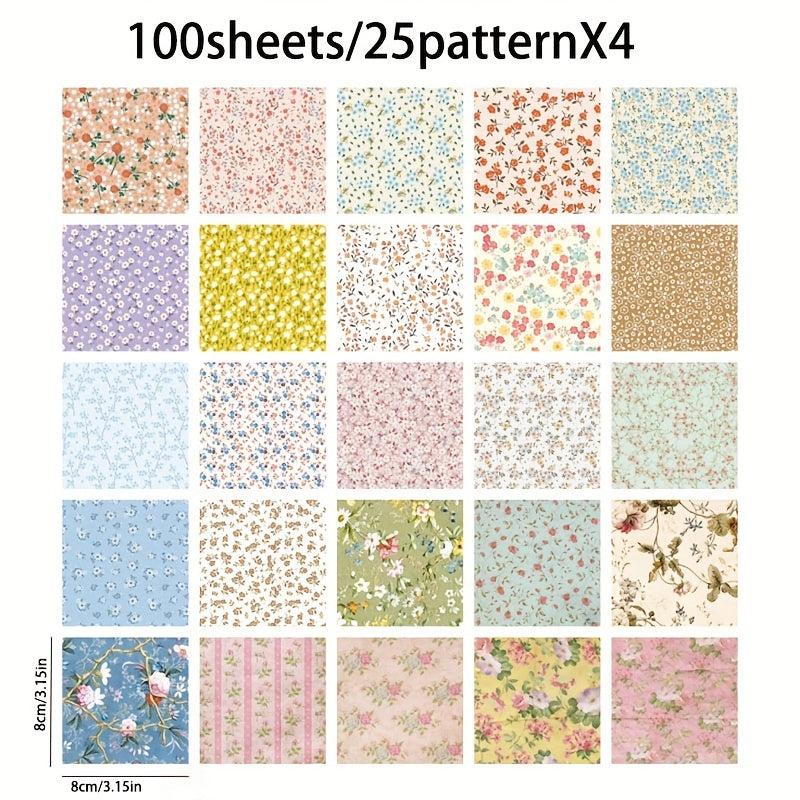 Vintage Style Self-adhesive Sticky Notes 100pcs Office & School Stationery