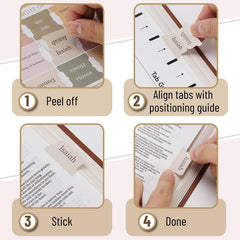 Bible Tabs 75 Laminated Tabs For Study Bible