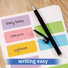 10pcs Colorful Waterproof Name Sticker Pack