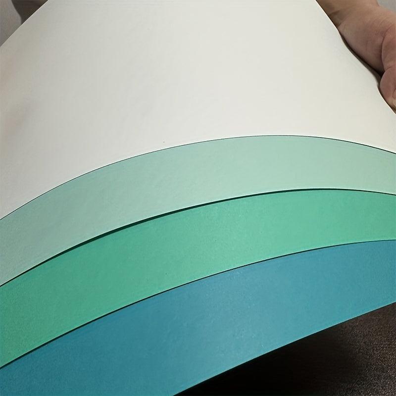 16pcs A4 Teal Macarons Cards 21x27cm 180GSM