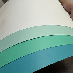 16pcs A4 Teal Macarons Cards 21x27cm 180GSM