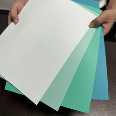 16pcs A4 Teal Macarons Cards 21x27cm 180GSM