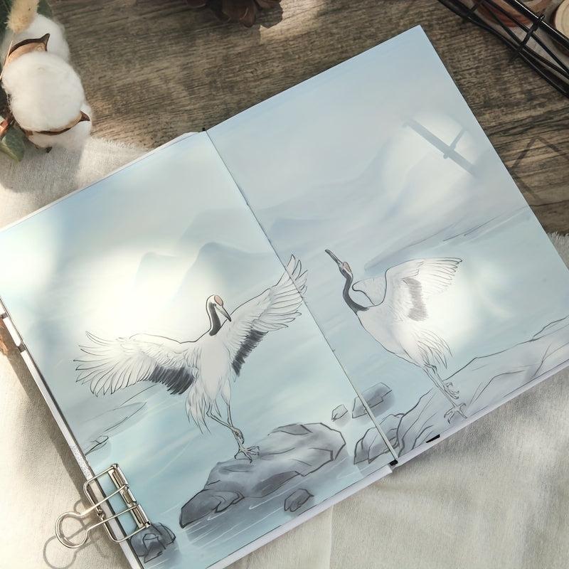 Crane Hardcover Ancient Style Diary