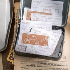 30 Sheet Mottled Memories Series Letterpress Relief Tearable Note Book