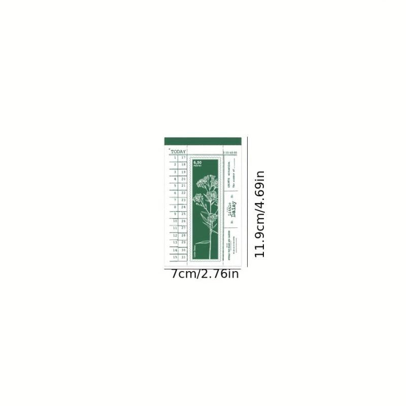 30 Sheet Mottled Memories Series Letterpress Relief Tearable Note Book