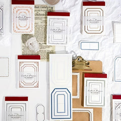 50pcs Vintage Poetry Material Paper Collage Cards Junk Journal Planner