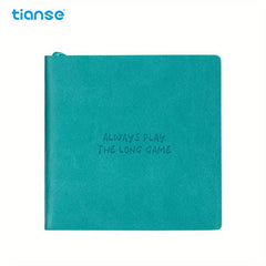 TIANSE Pocket Journal Notebook 192 Grid Inner Pages 10.16x10.16cm