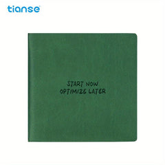 TIANSE Pocket Journal Notebook 192 Grid Inner Pages 10.16x10.16cm