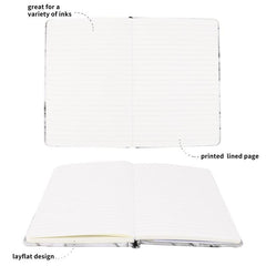 SULIRUN1981 A5 Grid Notebook 120gsm Thick Paper Elastic Tape Pen Insert