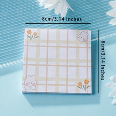 50 Cartoon Sticky Notes Book: Labeling Office and Student Notes