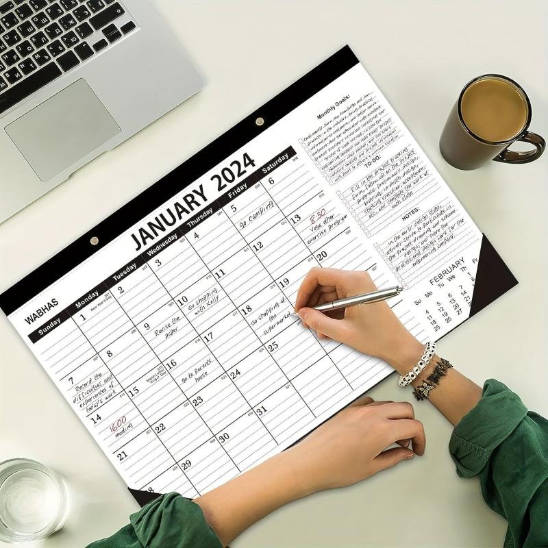 2023 Wall Calendar Jan-Jun Double Wire Binding Thick Paper Office Home Gift