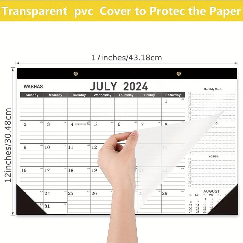 2023 Wall Calendar Jan-Jun Double Wire Binding Thick Paper Office Home Gift