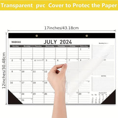 2023 Wall Calendar Jan-Jun Double Wire Binding Thick Paper Office Home Gift