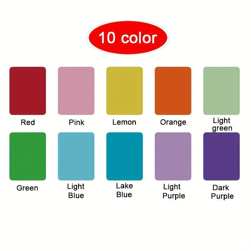 200g 10 Colors A4 Craft Paper DIY Painting Cover Decoration 10sheets