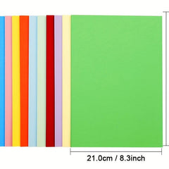 200g 10 Colors A4 Craft Paper DIY Painting Cover Decoration 10sheets