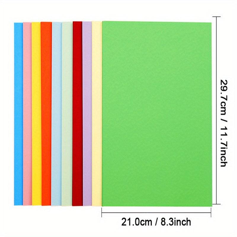 200g 10 Colors A4 Craft Paper DIY Painting Cover Decoration 10sheets
