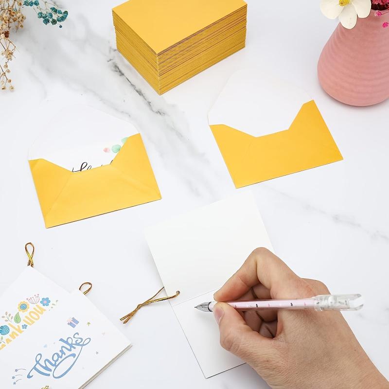100 Packs Gift Card Envelopes Mini Envelopes Gift Card Holder
