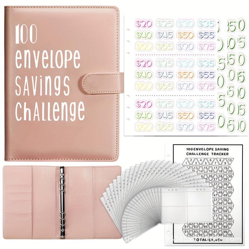 100 Envelope Challenge Loose Leaf Notebook