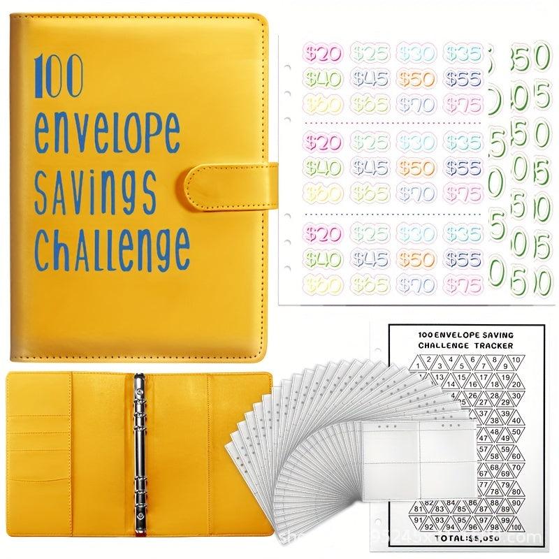 100 Envelope Challenge Loose Leaf Notebook