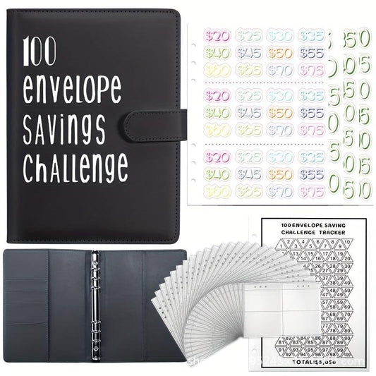 100 Envelope Challenge Loose Leaf Notebook