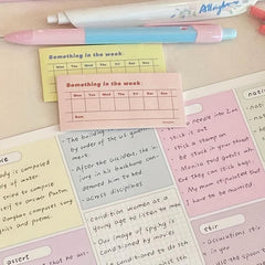 B5 Grid Tear off Paper Book, 30 Sheets, Student Memo Notebook