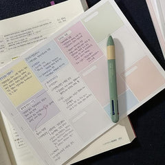 B5 Grid Tear off Paper Book, 30 Sheets, Student Memo Notebook