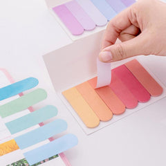 Gradient Pink Sticky Notes Set, 20 Pieces, 6 Pages, Office Stationery