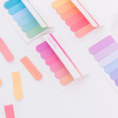 Gradient Pink Sticky Notes Set, 20 Pieces, 6 Pages, Office Stationery