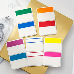 250pcs Fluorescent Index Label Stickers Self Adhesive Page Markers 10 Colors