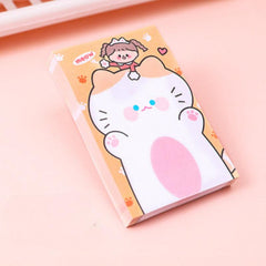 80sheets Cartoon Sticky Notes For Students Cute Note Paper Memo Small Book