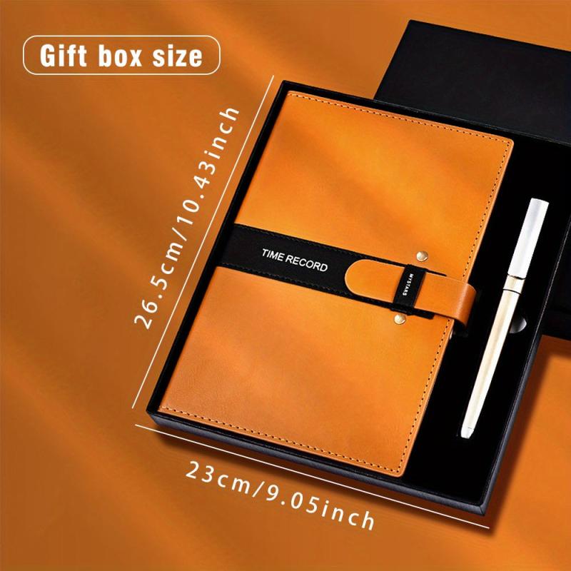 Minimalist A5 Diary Notebook with Gift Pen - Business Notepad - 21x14cm