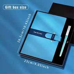 Minimalist A5 Diary Notebook with Gift Pen - Business Notepad - 21x14cm