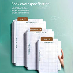 Waterproof Frosted Book Cover for 16K Paper