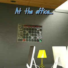 Large Chalkboard Calendar Wall Decal Sticker Monthly Planning Chalkboard