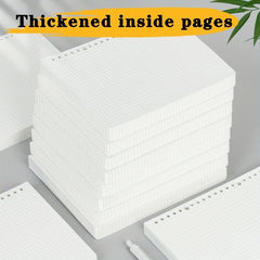200 Pages 600 Pages A5 B5 Grid Loose leaf Paper Refill