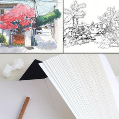 A4 Sketchbook 96 Pages Thickened Artist Sketch Drawing Board