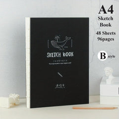 A4 Sketchbook 96 Pages Thickened Artist Sketch Drawing Board