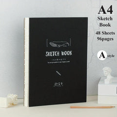 A4 Sketchbook 96 Pages Thickened Artist Sketch Drawing Board