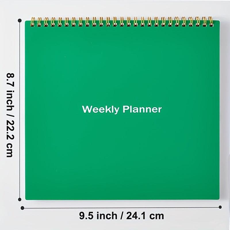 Weekly To Do List Planner 52 Weeks Undated Spiral Notebook Organizer