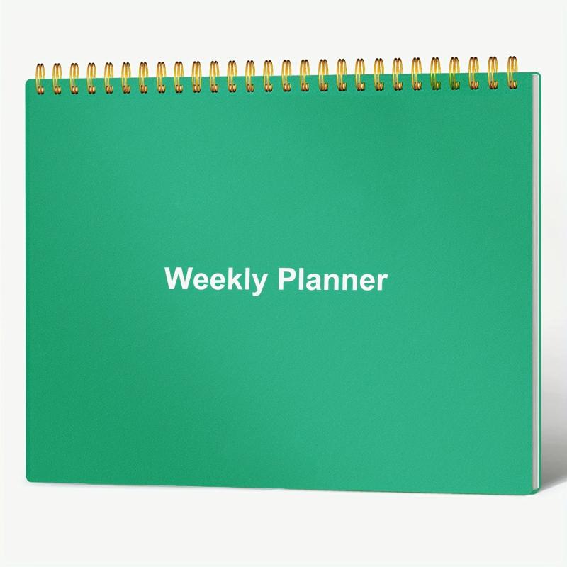 Weekly To Do List Planner 52 Weeks Undated Spiral Notebook Organizer
