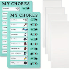 Checklist Boards Daily Schedule Chore Chart Memo Boards - 2 Pack