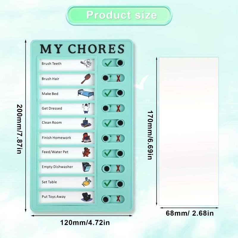 Checklist Boards Daily Schedule Chore Chart Memo Boards - 2 Pack