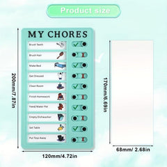 Checklist Boards Daily Schedule Chore Chart Memo Boards - 2 Pack