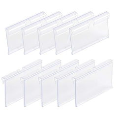 Clear Plastic Label Holder for Wire Shelf - Bin Labels
