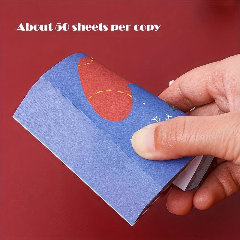 Christmas Sticky Notes Student Learning Marking Office Message Notepad Strips