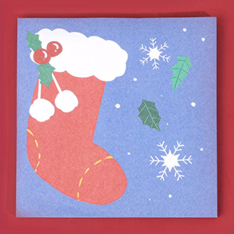 Christmas Sticky Notes Student Learning Marking Office Message Notepad Strips