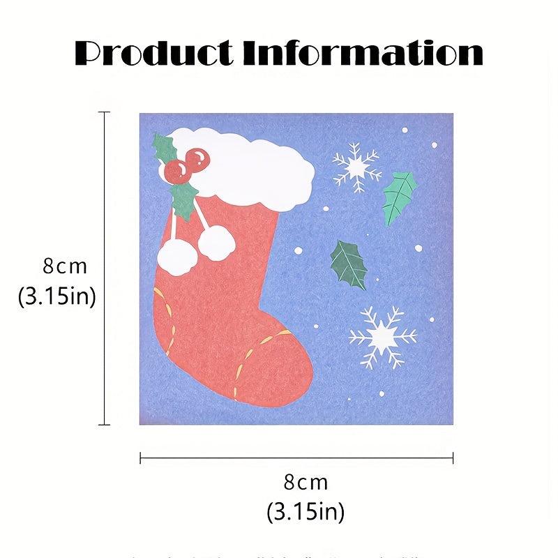 Christmas Sticky Notes Student Learning Marking Office Message Notepad Strips